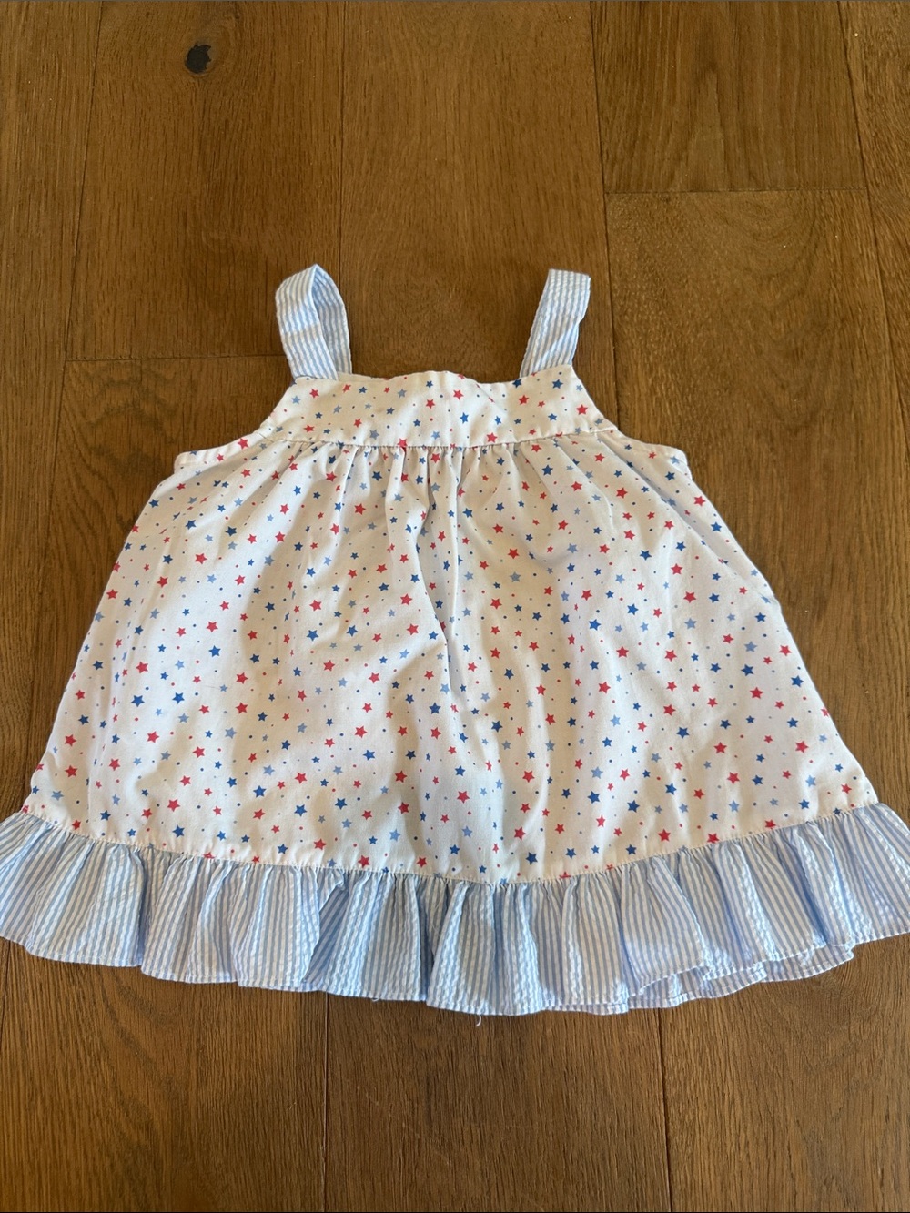 James & Lottie Stars and Stripes Swing Back Top - 3T